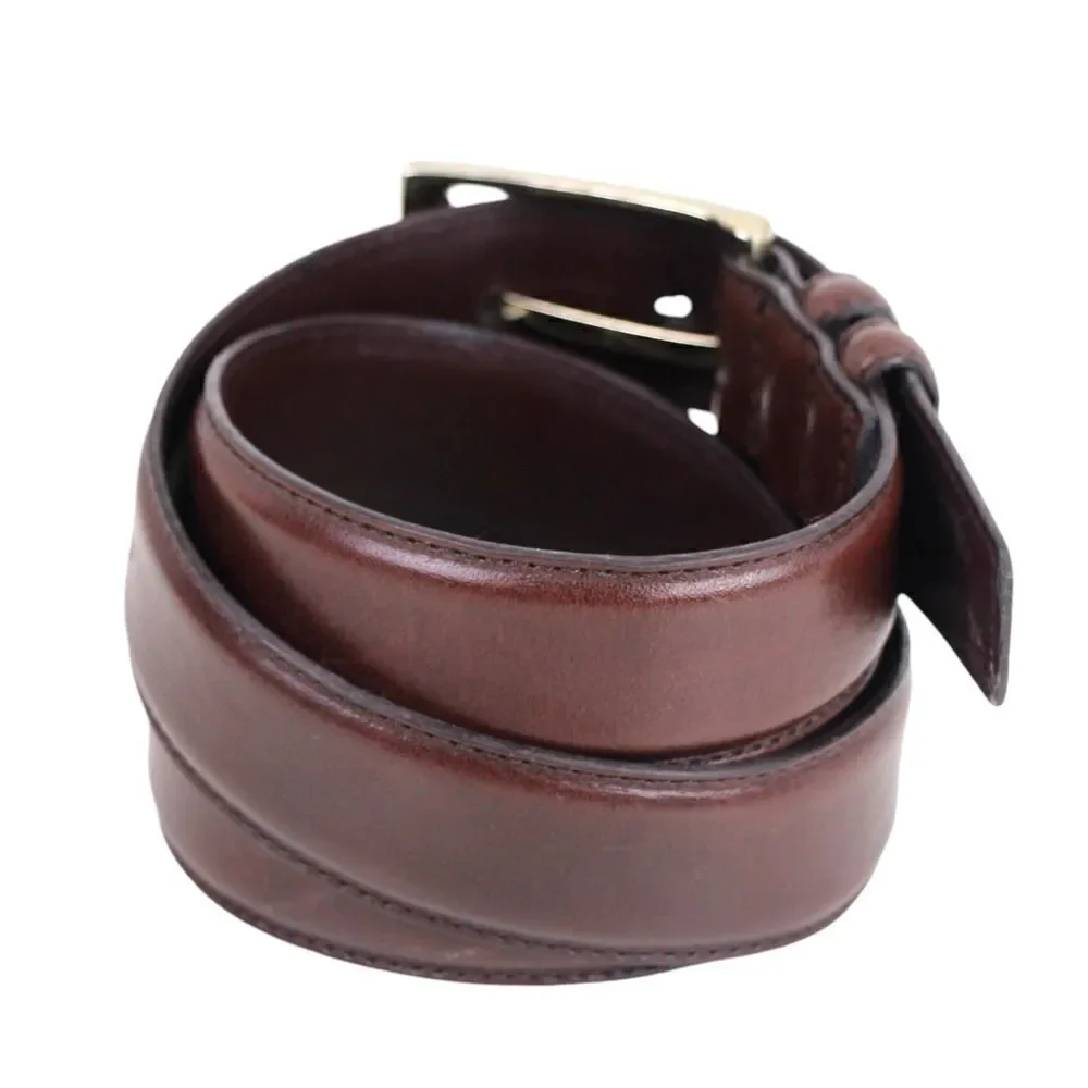 Men's Warehous BROWN GENUINE LEATHER 1 1/4